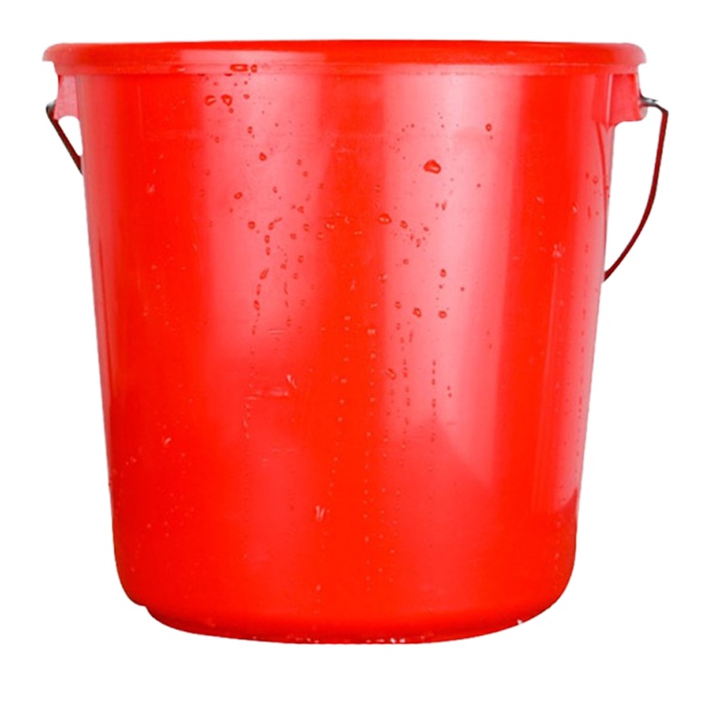 三清 直径38cm 塑料加厚手提水桶 20升 红色