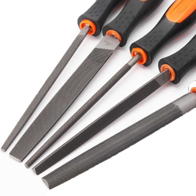 华丰巨箭(HUAFENG BIG ARROW)国际款中齿圆锉(双色套柄)HF-6113210G/5支