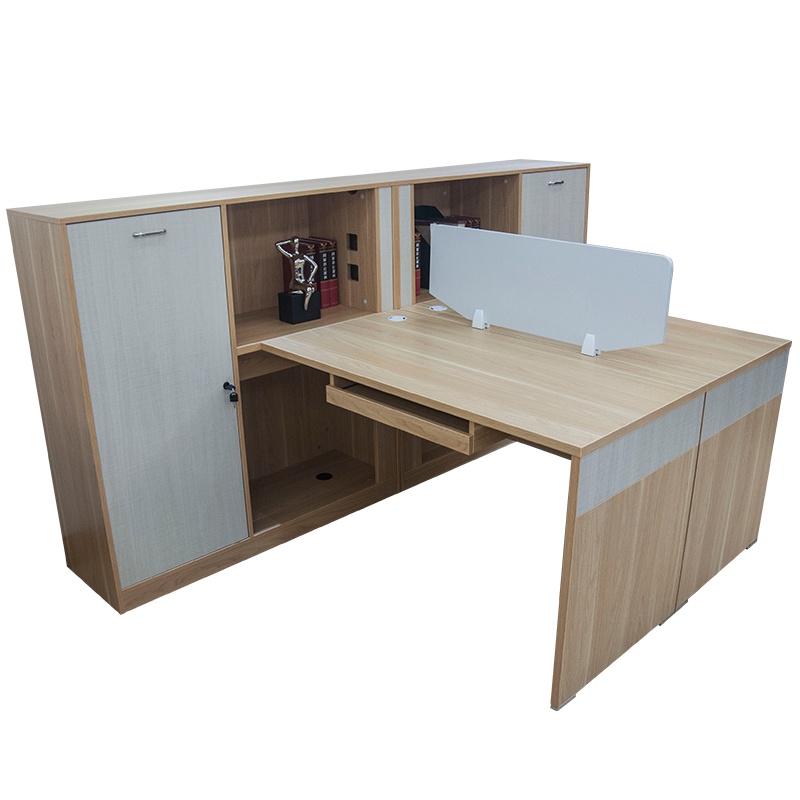 鸿业盛大FSH85-0260办公家具电脑桌办公桌职员工位卡座简约现代职员位1.6米办公位1600L*2400W*1200