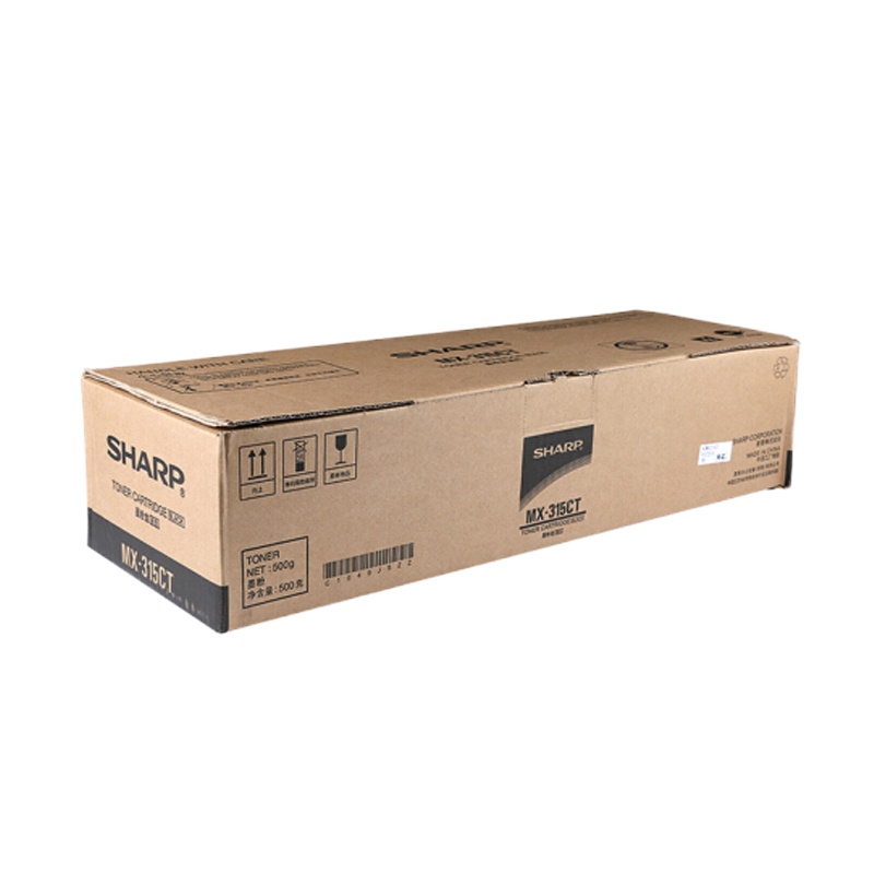 夏普(SHARP)MX-315CT 黑色墨粉(适用MX-M2658NV/UV/M3158NV/UV机型)约16000页 国产中性包装