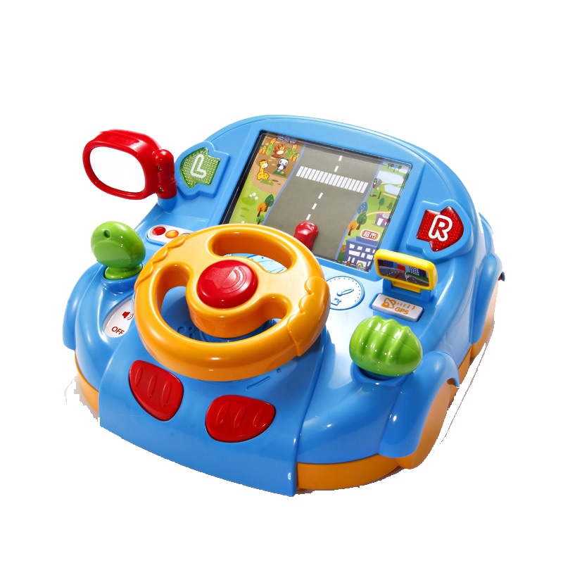 澳贝(AUBY) 动感驾驶室 宝宝儿童1-3岁模拟驾驶开车玩具 塑料玩具 非充电 3面场景10种驾驶体验463428DS