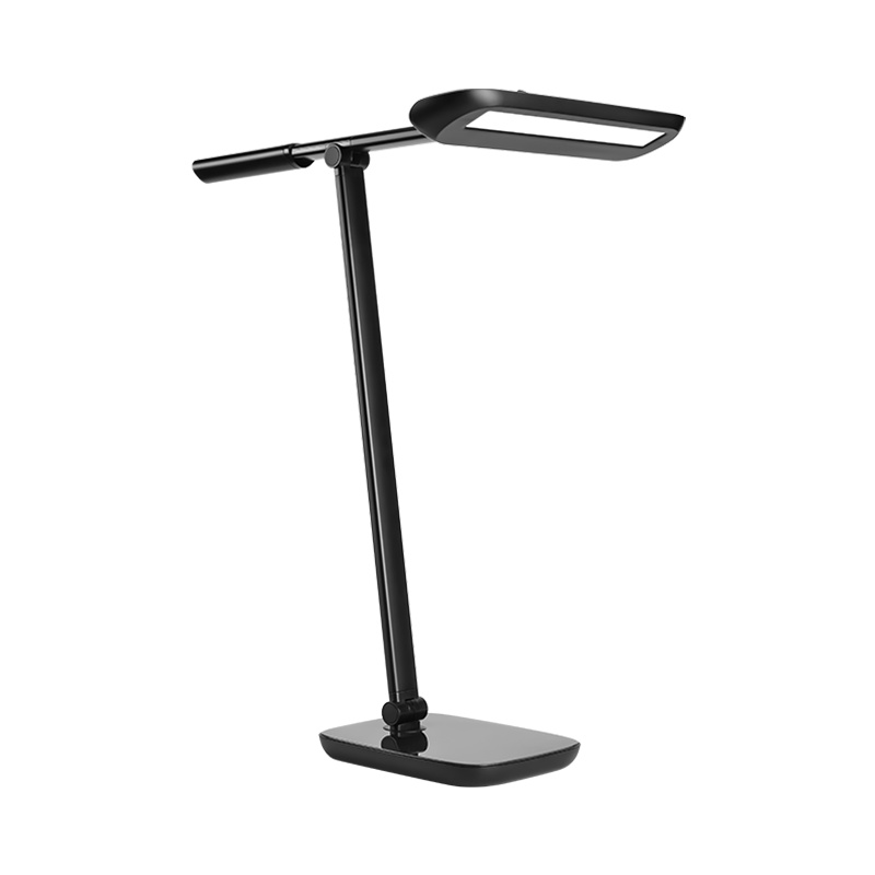 智睿台灯商务版无蓝光无频闪护眼办公学习台灯国标A级照度 护眼双光源 小米生态链黑色