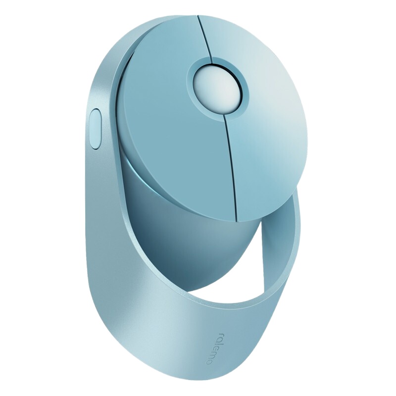 雷柏Ralemo Air1 蓝色乐萌鼠标无线充电多模式鼠标