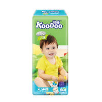 可哆(KooDoo)纸尿裤 银装干爽婴儿尿不湿 加大号XL码44片[12-17kg]