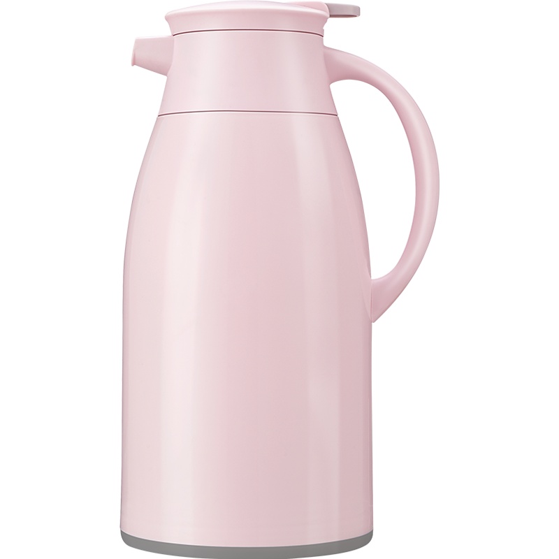 JEKO&JEKO 大容量保温壶开水瓶玻璃内胆家用热水瓶保温瓶办公室水壶暖瓶保温杯暖水瓶1.6L粉色 SWH-1604