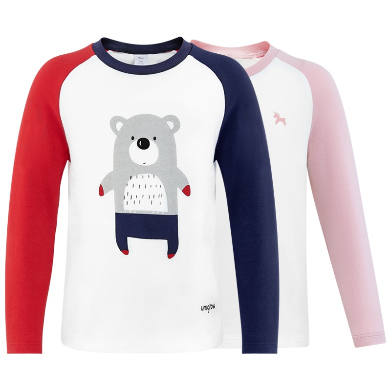 稚行儿童通用单向导湿长袖T恤适合春季;秋季;冬季,130cm;160cm;150cm;110cm;140cm