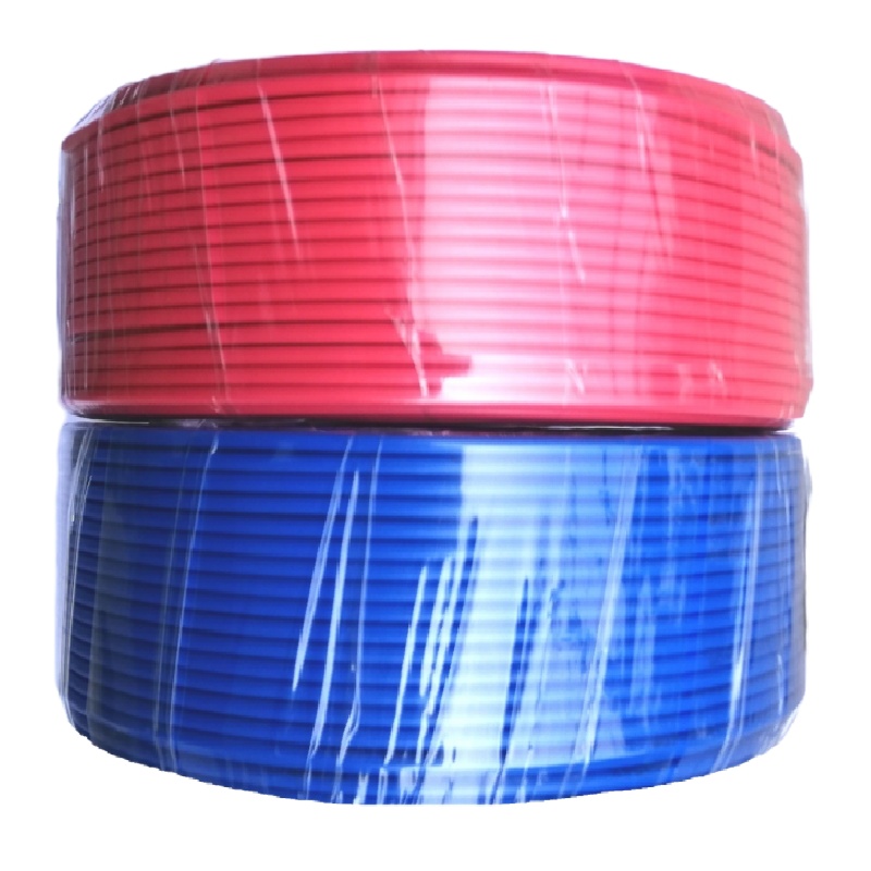 敏达 华光电线电缆BVR国标单股多芯软铜线 红 黄 蓝 绿 双色可选 BVR4 平方 100米/盘