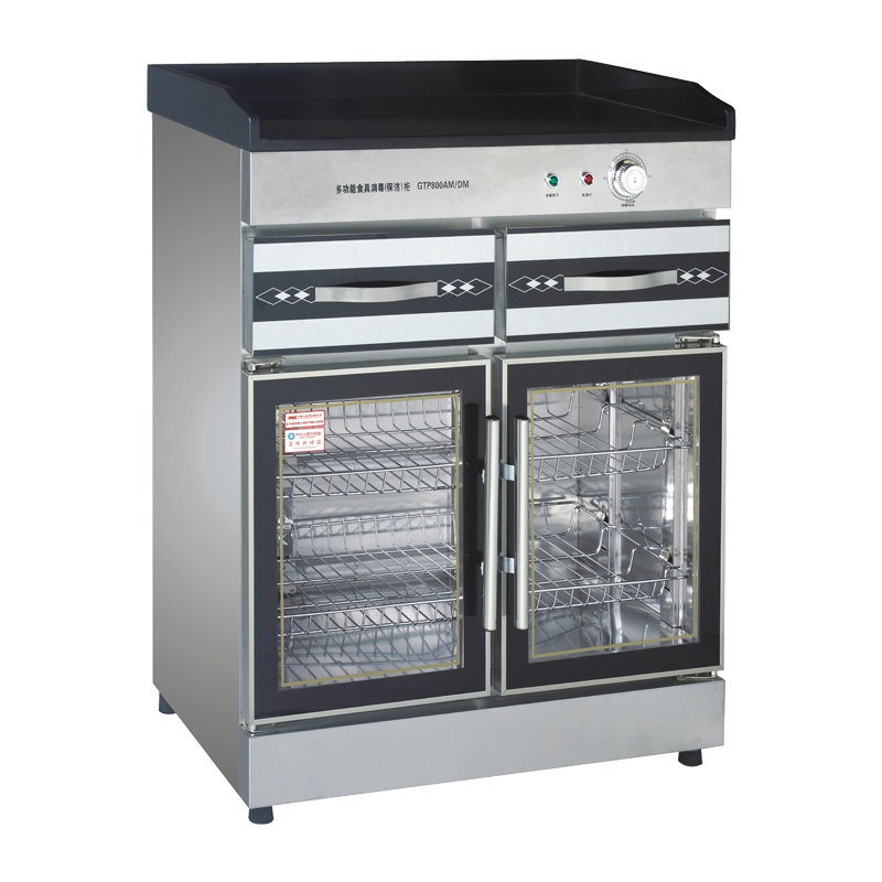 而派 400L品质大理石茶水多功能配餐柜 消毒茶水柜 餐饮酒店KTV包间客厅卧式家用消毒碗柜 臭氧中温红外线商用消毒柜