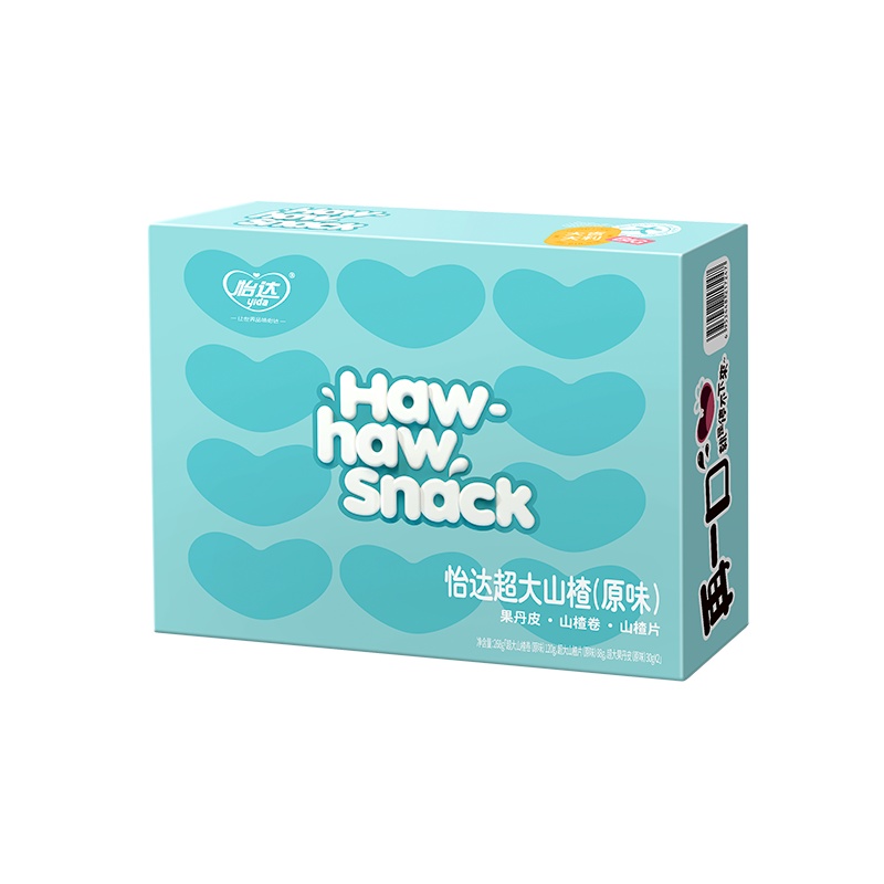 肖战同款 怡达 怡达原味超大山楂礼盒268g 趣味山楂卷片果丹皮 休闲零食