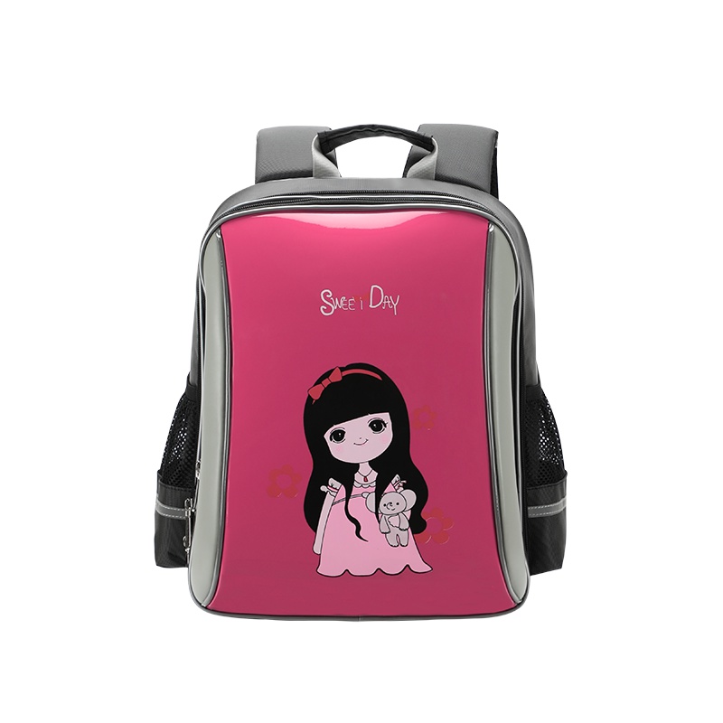 爱华仕轻便大容量减负背包小学生书包儿童双肩包女可爱卡通粉色