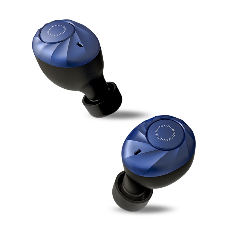 COWON爱欧迪CR5真无线蓝牙运动耳机隔音降噪 hifi音乐耳机蓝牙5.0IPX4防水双/单耳模式 皇家蓝