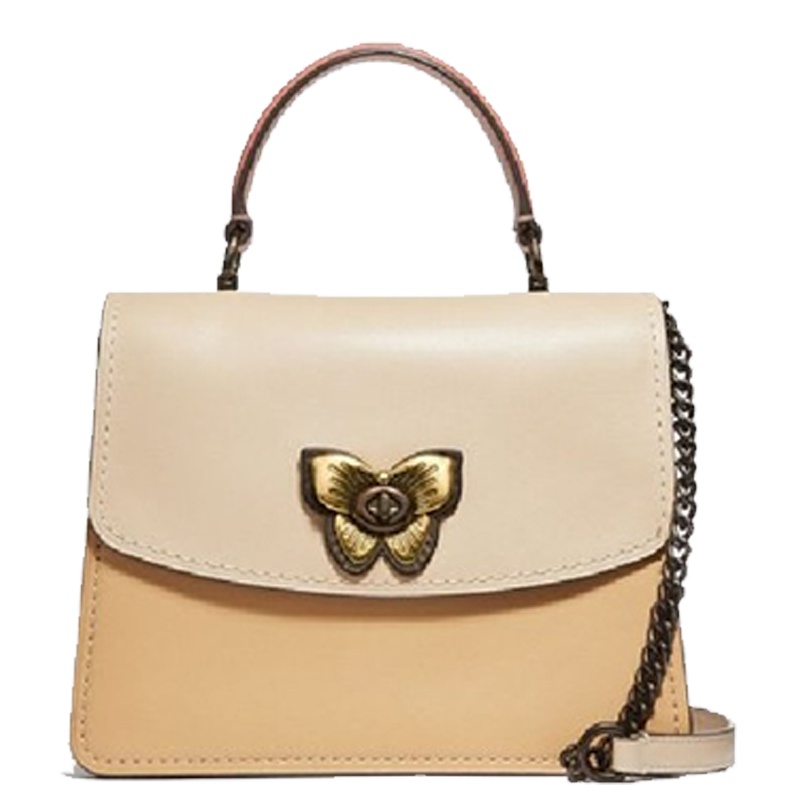 [直营]蔻驰(COACH) 牛皮PARKER顶部手柄手袋牛皮手提包单肩包斜挎包链条包 女包 软