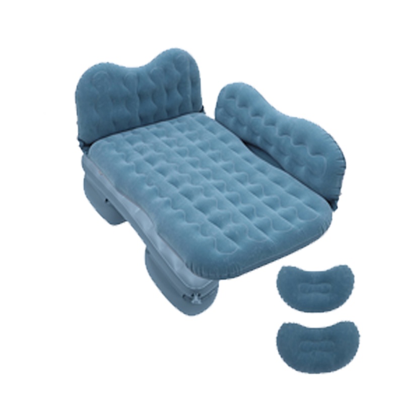 车载充气床中后排睡觉床垫轿车后座气垫床后备箱睡垫多功能旅行床 波浪黑色【标准版】
