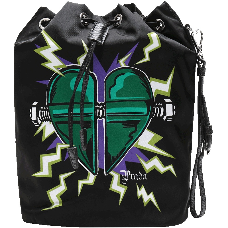 PRADA 普拉达 女士织物化妆包手拿包 1NE369 2CJ4