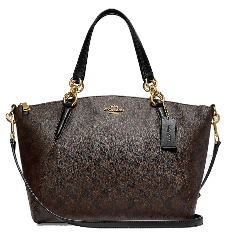 [直营]蔻驰(COACH) 饺子包 Kelsey C纹拉链手提包单肩包斜挎包 女包