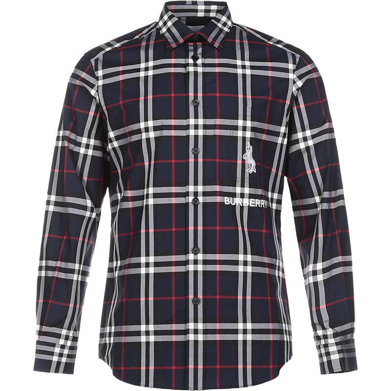 BURBERRY 博柏利 男款 棉质长袖衬衫 80320631