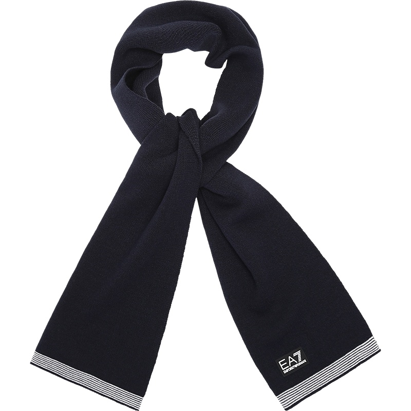 EMPORIO ARMANI EA7 阿玛尼 男士腈纶/绵羊毛保暖围巾274902 1A300