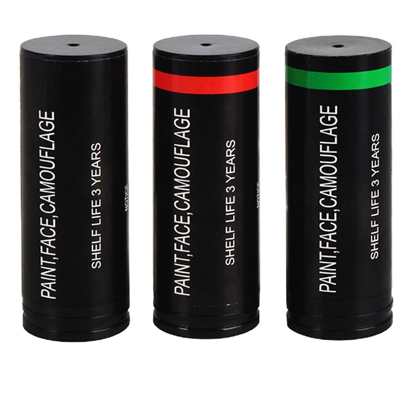 丛林狐 特种兵脸涂迷彩 迷彩油 脸部 3色涂脸画脸迷彩油 CS军迷伪装 十包装 010