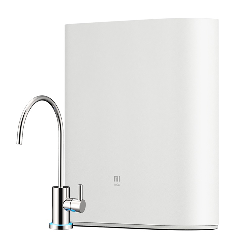 小米(mi)净水器家用直饮厨下式厨房净水机MR532-D增强版 500加仑大流量无罐反渗透纯水机即滤即饮4合1增强版复合