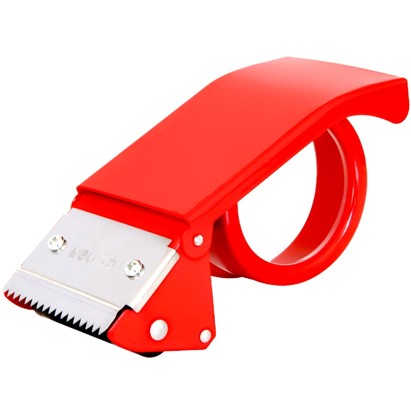 得力deli0824封箱器胶布透明胶带切割器大号物流打包器胶带机60cm