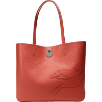 Longchamp 珑骧 女士SHOP-IT系列牛皮中号手提单肩托特包 1379 918