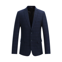 Artsdon/阿仕顿西服春款商务休闲西服男士单西外套青年格子小西服上衣便服