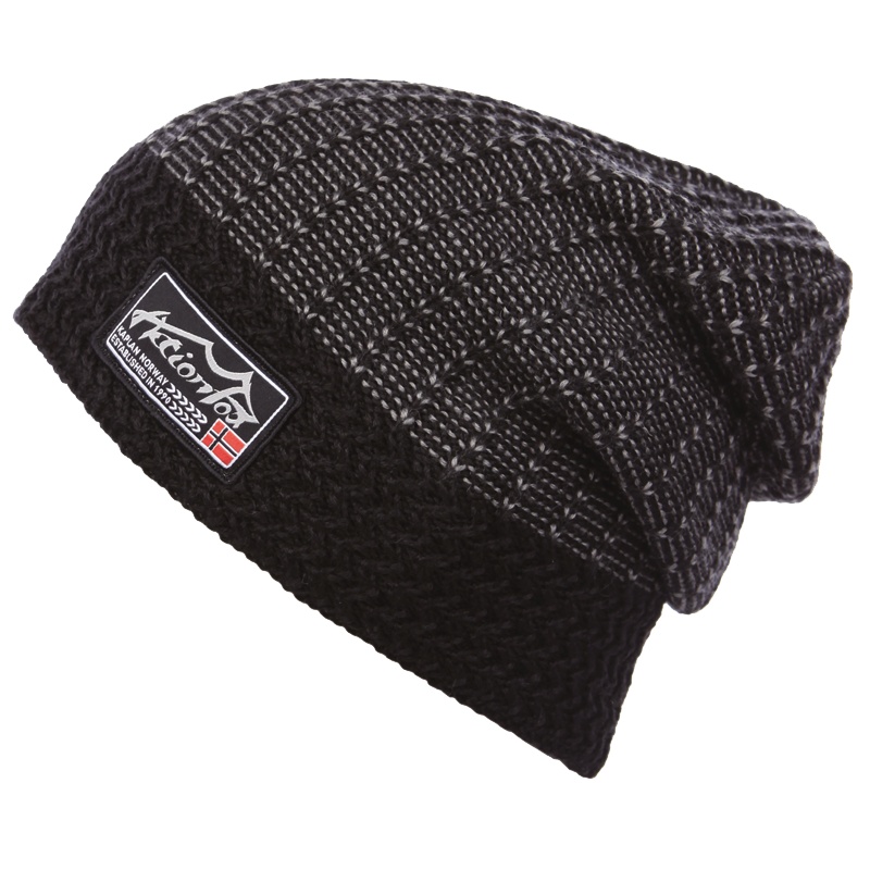 快乐狐狸（ActionFox）运动户外男女双层加厚滑雪保暖套头时尚针织毛线帽3534