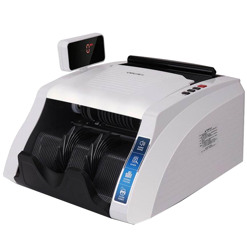 得力deliT800S全智能语音银行验钞机 全新升级 C类验钞机便携式小型旋转屏智能混点点钞机 办公家用支持2019新币