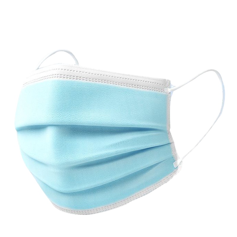[100支装]药店同款立体防水透气三层防护熔喷布一次性防护口罩