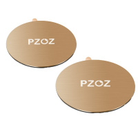 火豹手机磁铁片磁力贴片手机汽车车载支架配件磁吸贴式3M超薄铁片 [金色贴片]不脱落不伤机☆2个装手机座