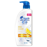 海飞丝洗发水露液750ml清爽去油型男女通用去屑洗头膏优惠装家庭装