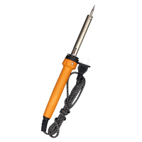 规格[尖头带灯60W 一个装]焊接电热胶柄不锈钢手动电烙铁套装60W尖头电烙铁