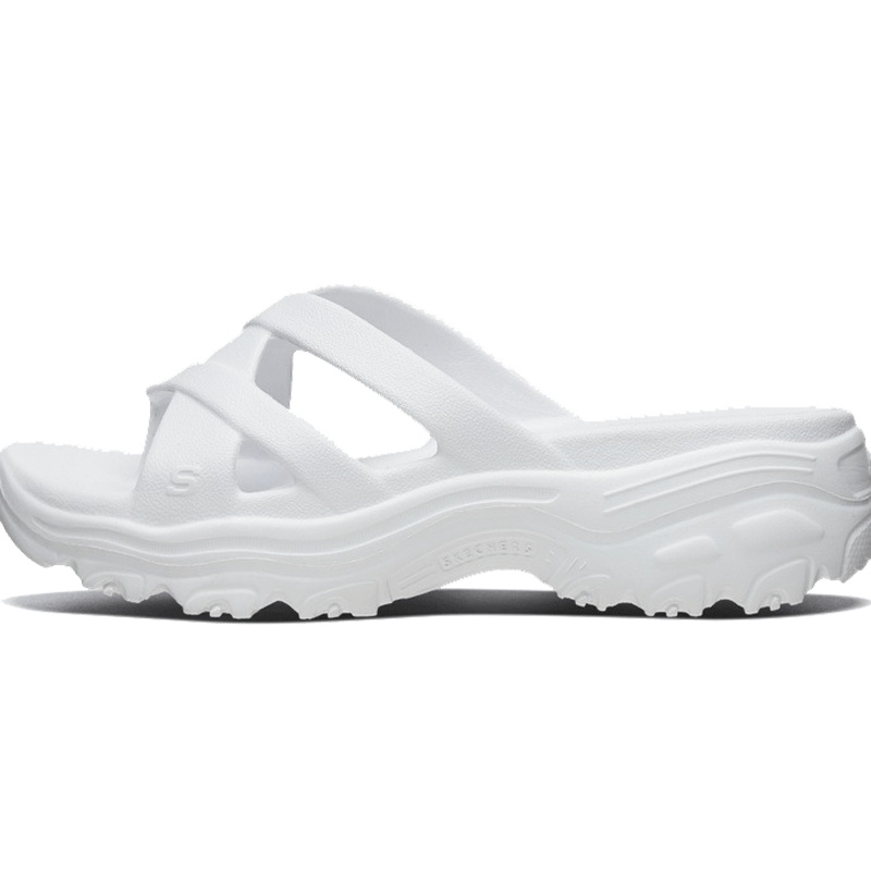 SKECHERS(斯凯奇)女士时尚休闲凉拖夏季女子休闲鞋31693-WHT