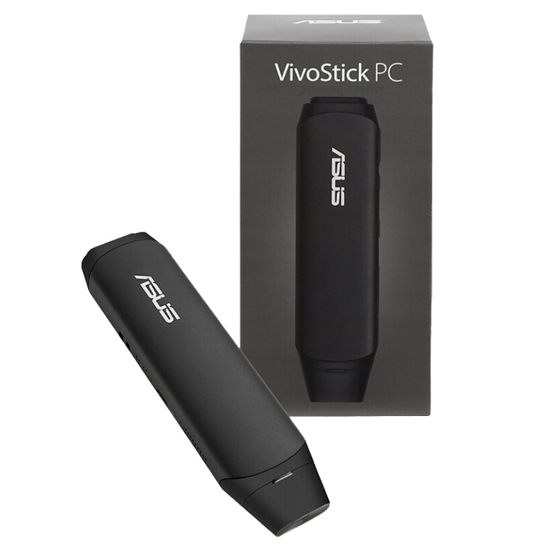 华硕(ASUS) TS10 商用办公家用教学 口红大小口袋电脑棒 电脑主机(2G内存 32G存储)