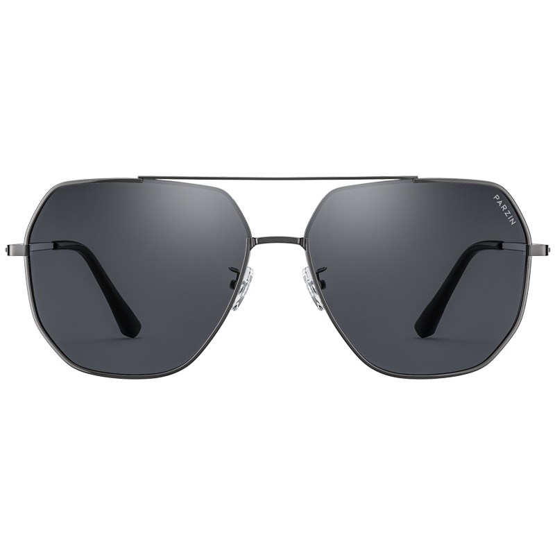 帕森(PARZIN)飞行员墨镜 男士偏光太阳镜 防紫外线开车驾驶镜新款 8278