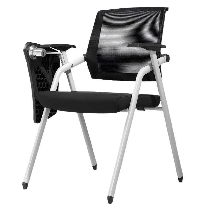 永格培训椅子带写字板会议室椅桌椅轻便办公椅一体学生会议桌椅