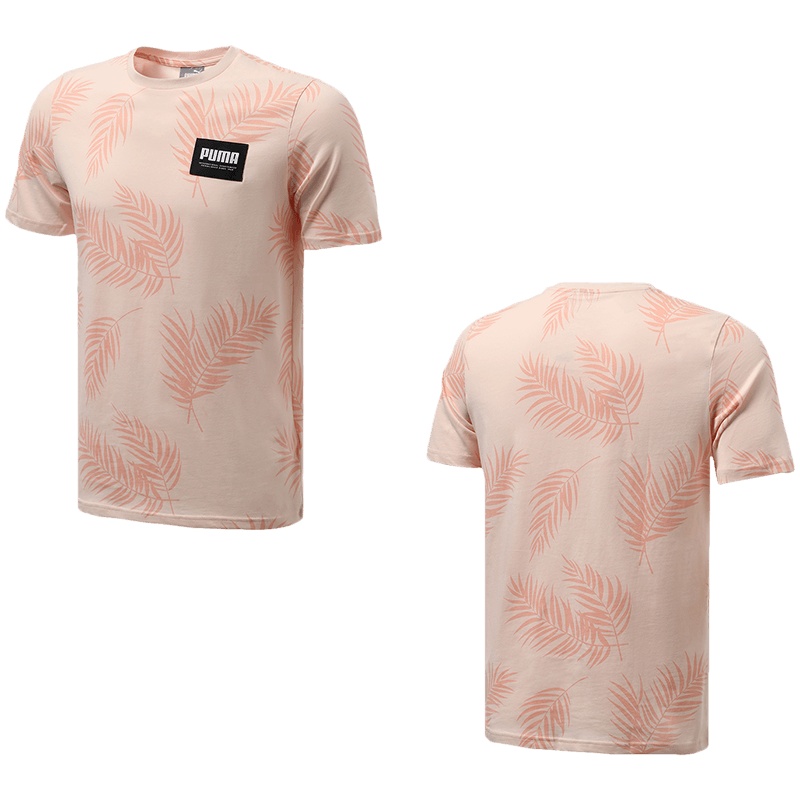 PUMA彪马男装夏季圆领棉运动服休闲短袖T恤845859