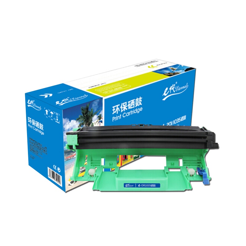 e代e-DR-1035 黑色硒鼓 适用于 兄弟DCP-1518/MFC-1813/MFC-1818/HL-1118