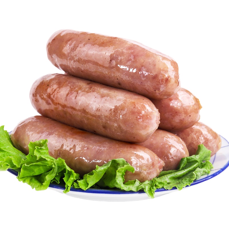 火山石烤肠 肉肠热狗肠烤香肠腊肠批发零食黑胡椒火腿肠 原味20根2.4斤