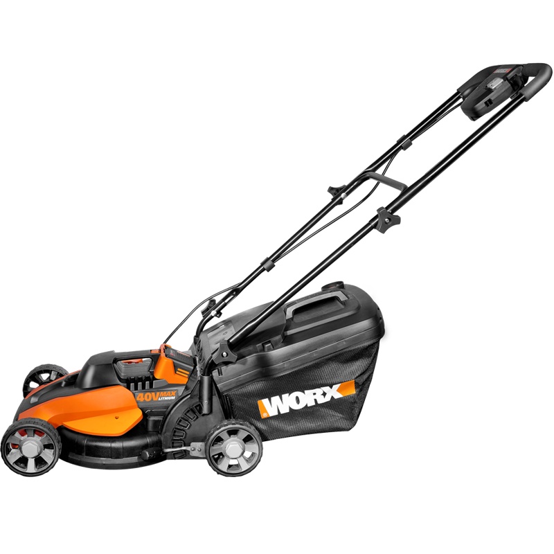 威克士(WORX)锂电割草机WG743E 40V30厘米电动除草机草坪机园林园艺电动工具