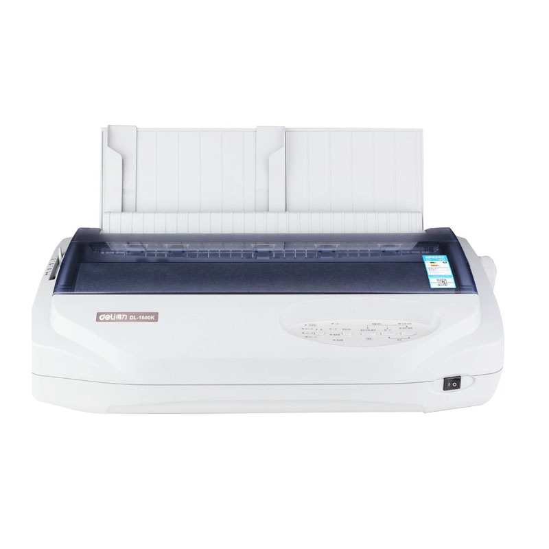 得力 DL-1600k 高速针式打印机财务凭证会计报表办公商用快递出库单记账单