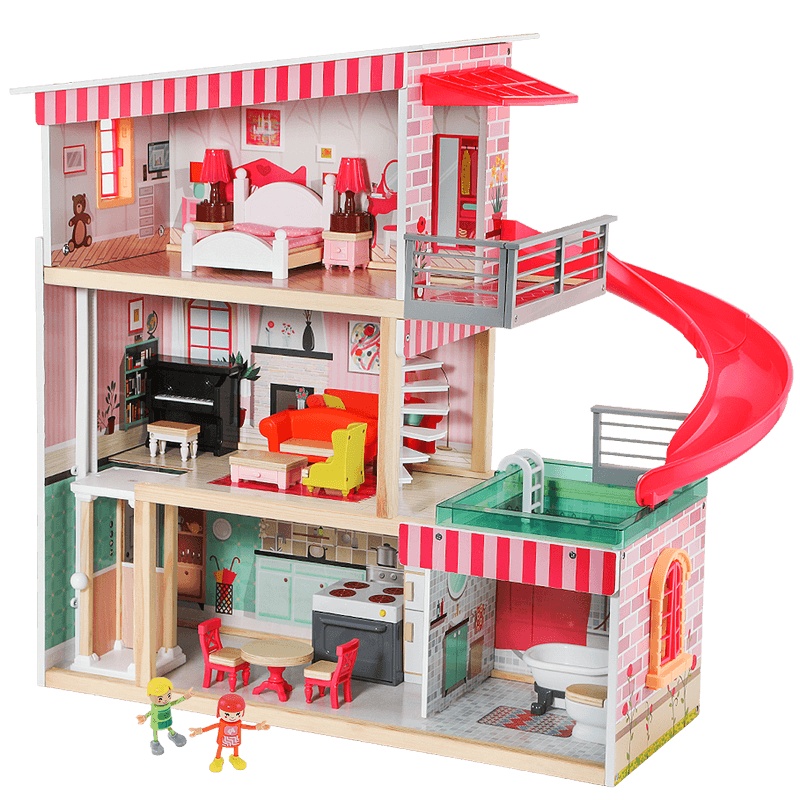Topbright特宝儿贝拉梦幻娃娃屋模型别墅过家家玩具120426