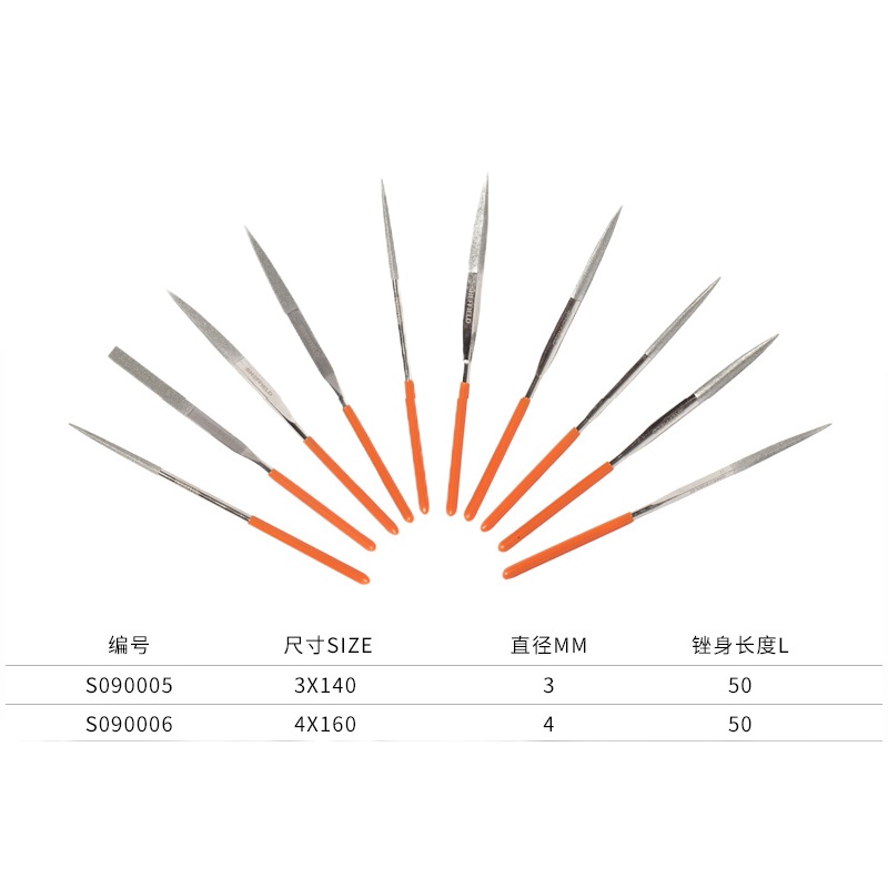 钢盾(SHEFFIELD) 10件套什锦锉(3x140mm)3*140mm S090007