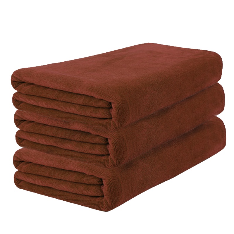 3条装威士曼棕色加厚洗车毛巾擦车毛巾布专用巾30*70cm磨绒不留痕擦无痕汽车抹布大洗车擦玻璃保洁毛巾吸水专用不掉毛