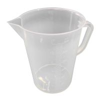 海斯迪克 HKCC23 透明量杯 带刻度杯 高硼硅塑料计量杯 测量杯容量杯 3000ML