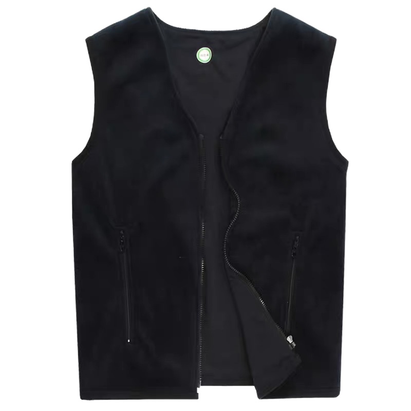 抓绒背心户外防风马甲