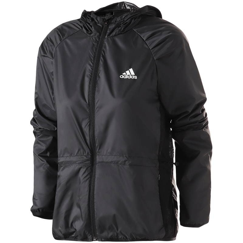 【自营】adidas阿迪达斯女子外套连帽休闲运动服CV5708 L CV5708黑色