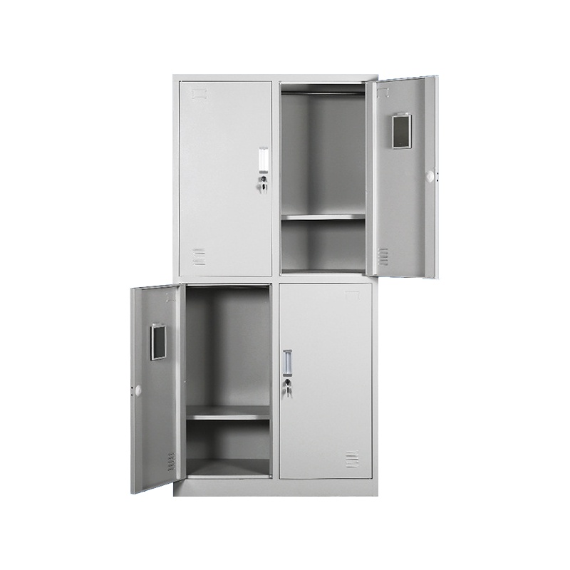 富和美文件柜铁皮柜大器械柜档案柜办公资料柜铁柜子玻璃门更衣柜员工柜钢制办公柜衣柜员工宿舍柜储物柜铁衣柜加厚款
