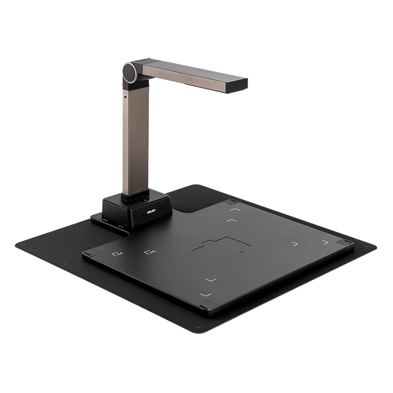 得力deli高拍仪15154支持A3A4幅面1500万像素实时影像录像直播定焦文字识别条码识别自动一键转化