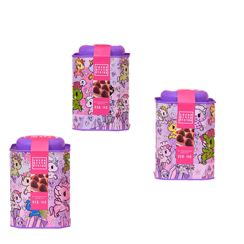 锦华礼 跳跳糖巧克力黑巧克力制品180g 新潮网红零食新年货团购（代可可脂）